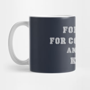 For God, For Country, And For Kale Mug